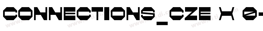 Connections_CZE X 0字体转换